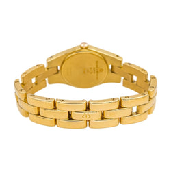 Montre BAUME & MERCIER en or jaune, nacre et quartz - Castafiore