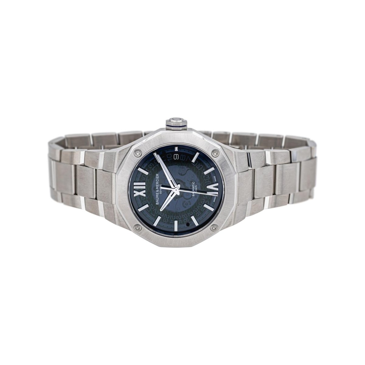 Montre BAUME & MERCIER "Riviera" en acier - Castafiore