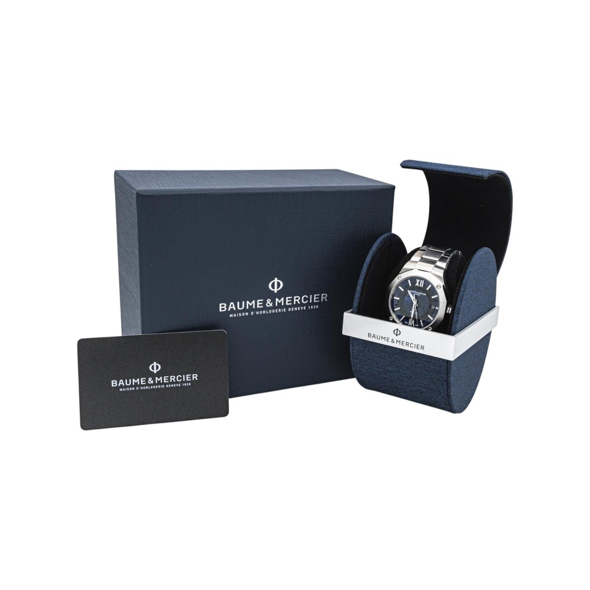 Montre BAUME & MERCIER "Riviera" en acier - Castafiore