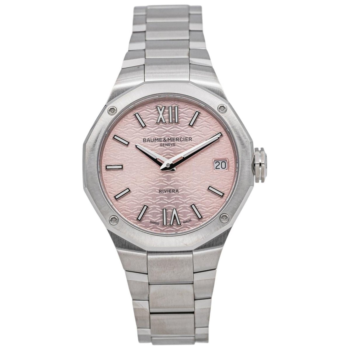 Montre BAUME & MERCIER "Riviera" en acier - Castafiore