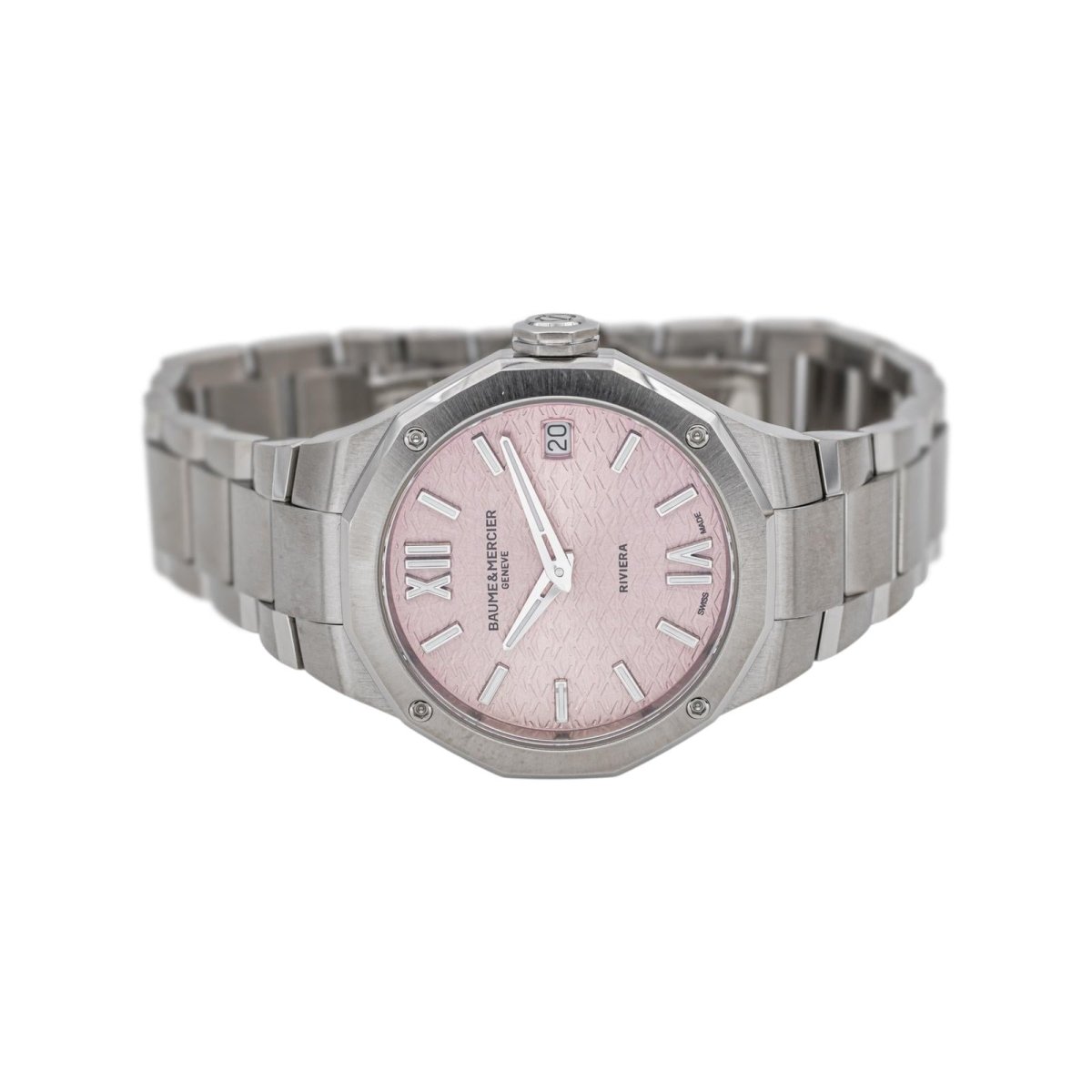 Montre BAUME & MERCIER "Riviera" en acier - Castafiore