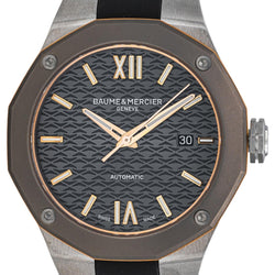 Montre BAUME & MERCIER "Riviera" en acier, titane et caoutchouc - Castafiore