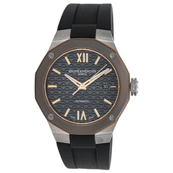 Montre BAUME & MERCIER "Riviera" en acier, titane et caoutchouc - Castafiore