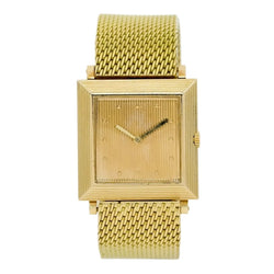Montre BOUCHERON "La Carrée" en or jaune et or rose - Castafiore
