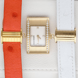 Montre BOUCHERON "Reflet Dame" en or jaune et diamants - Castafiore