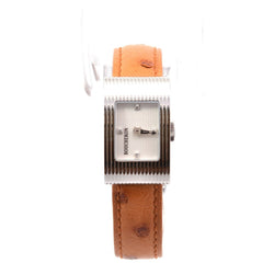 Montre BOUCHERON "Reflet" en cuir, quartz et saphir - Castafiore
