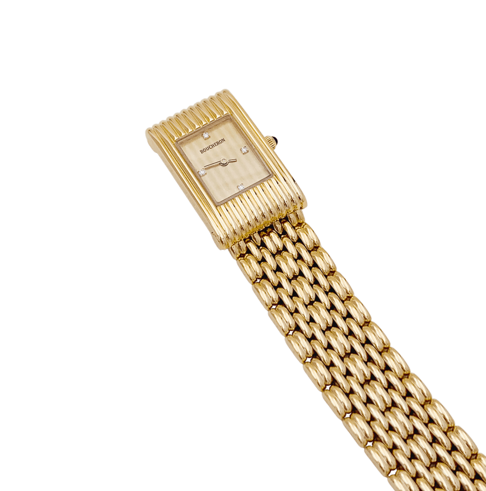 Montre BOUCHERON "Reflet" en or jaune - Castafiore