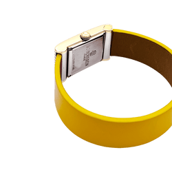 Montre BOUCHERON "Reflet" en or jaune, acier et cuir - Castafiore