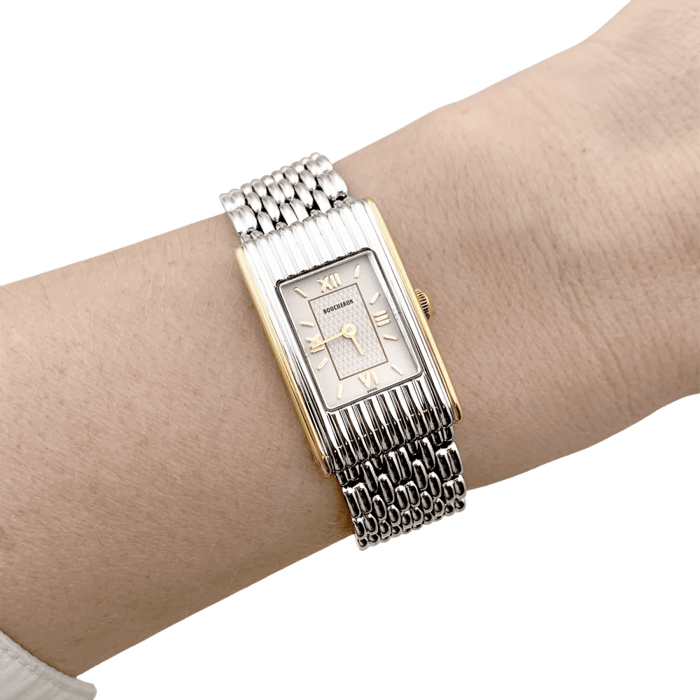 Montre BOUCHERON "Reflet" en or jaune et acier - Castafiore