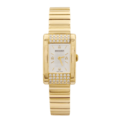 Montre BOUCHERON « Reflet Icare » en or jaune, argent et diamants - Castafiore