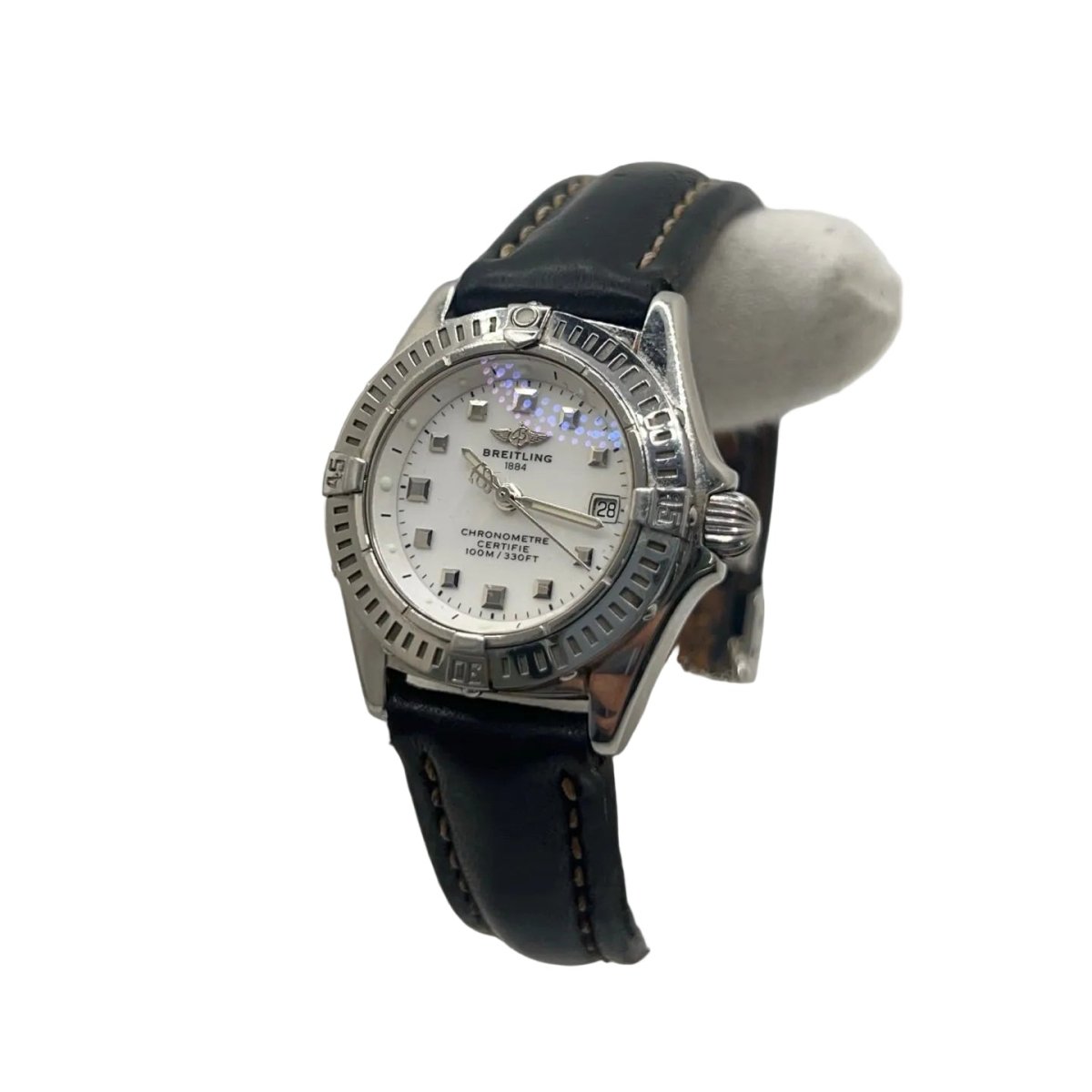 Montre BREITLING "Callistino" en acier et cuir - Castafiore