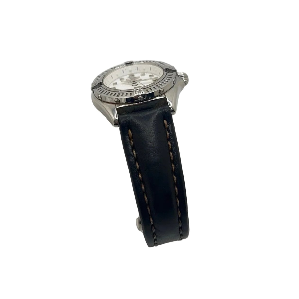 Montre BREITLING "Callistino" en acier et cuir - Castafiore