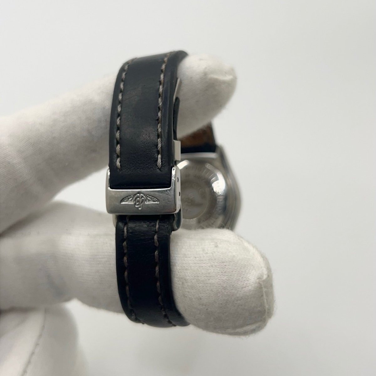 Montre BREITLING "Callistino" en acier et cuir - Castafiore