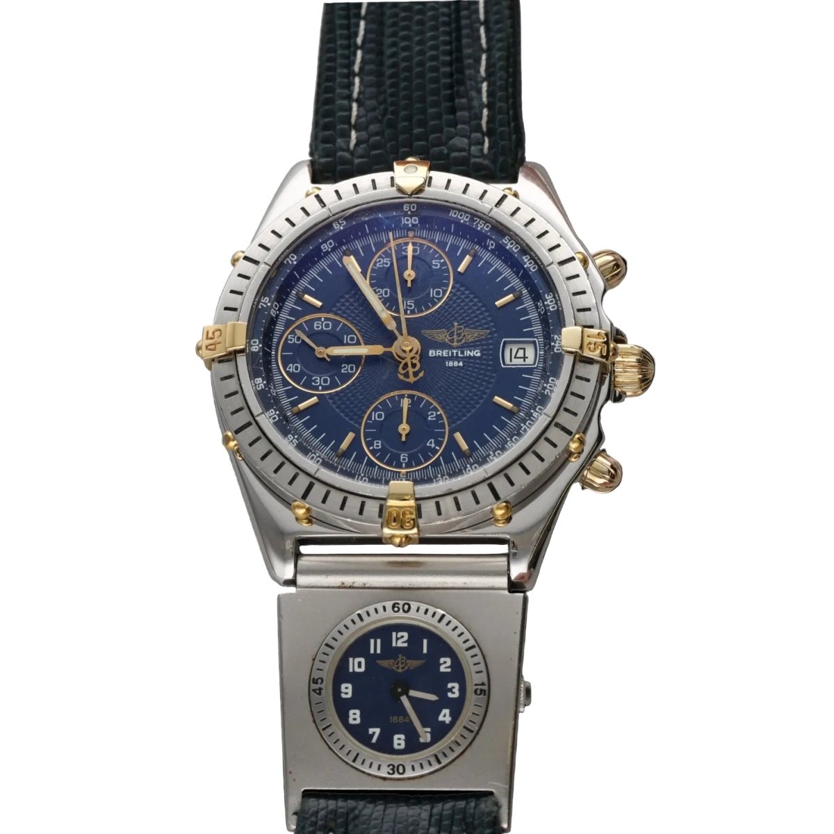 Montre BREITLING "Chronomat "en or jaune et acier - Castafiore