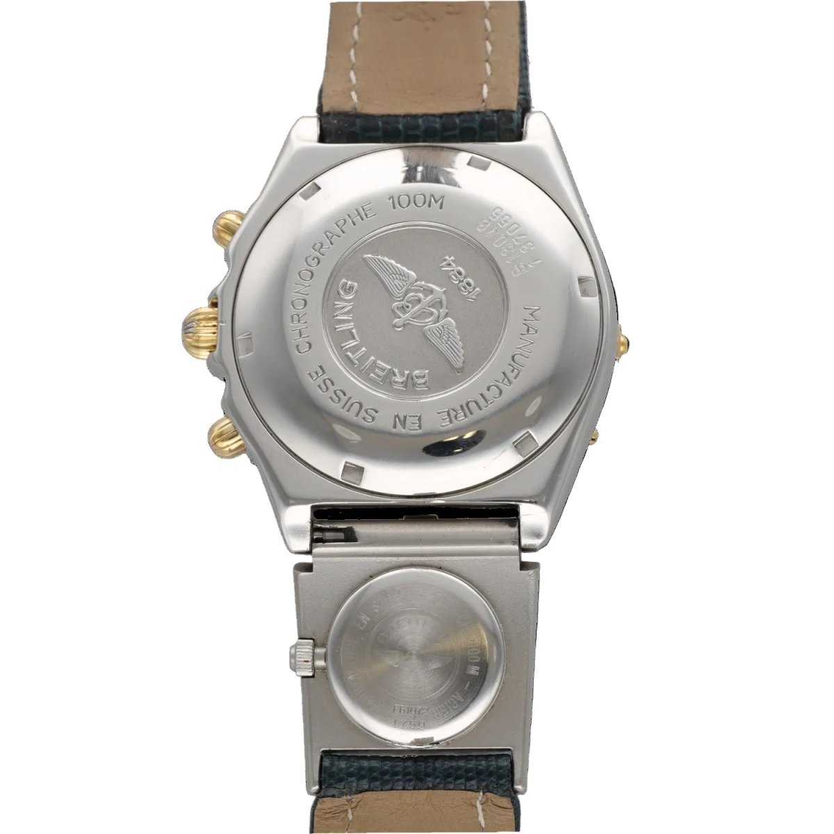 Montre BREITLING "Chronomat "en or jaune et acier - Castafiore