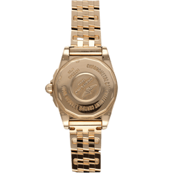 Montre BREITLING "Lady Galactic" en or rose, nacre, quartz et diamant - Castafiore
