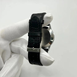 Montre BREITLING "Premier Chronograph" en acier inoxydable et cuir - Castafiore