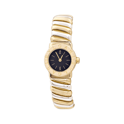 Montre BULGARI "BB 19 2T", en or jaune et blanc - Castafiore