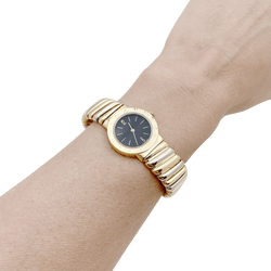 Montre BULGARI "BB 23 2T" en or jaune et or blanc - Castafiore