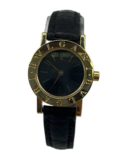 Montre BULGARI "Bulgari Lady" en or jaune et cuir - Castafiore