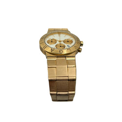 Montre BULGARI "Diagono" en or jaune - Castafiore