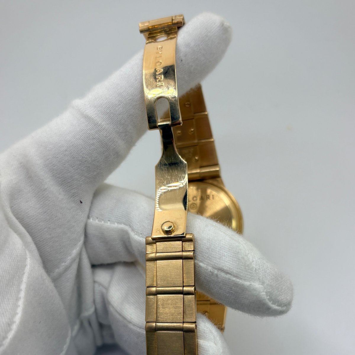 Montre BULGARI "Diagono" en or jaune - Castafiore