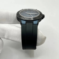 Montre BULGARI "Diagono Magnesium" en caoutchouc - Castafiore