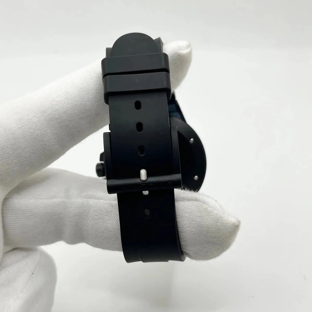 Montre BULGARI "Diagono Magnesium" en caoutchouc - Castafiore