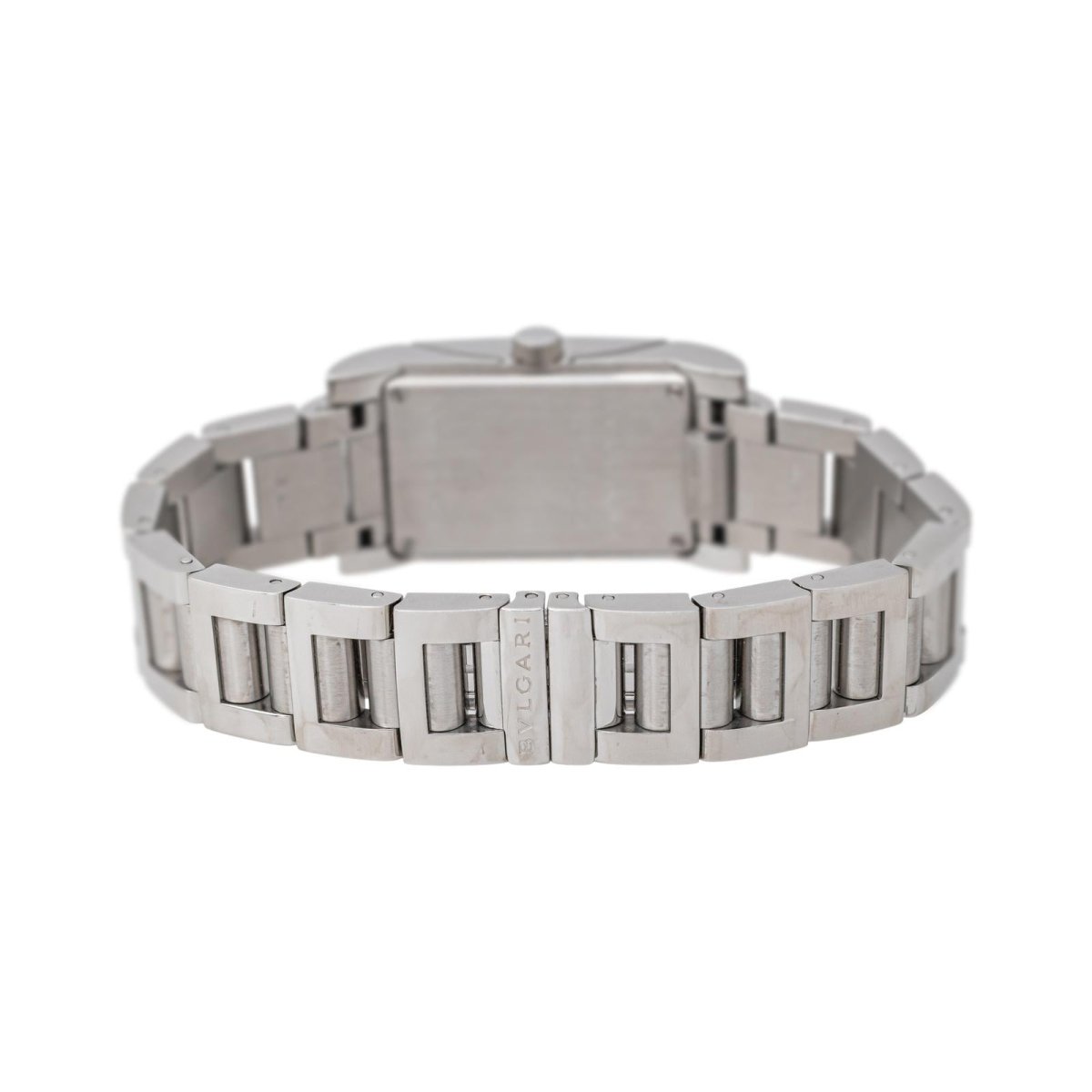 Montre BULGARI "Rettangolo" en acier - Castafiore