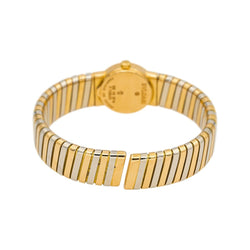Montre BULGARI "Tubogas" en or jaune et acier - Castafiore