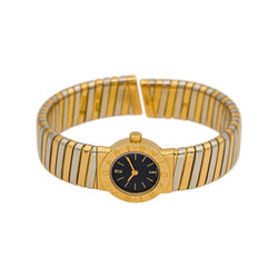 Montre BULGARI "Tubogas" en or jaune et acier - Castafiore