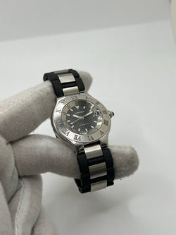 Montre CARTIER "21 Must de Cartier" en acier et caoutchouc - Castafiore