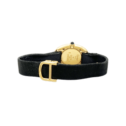 Montre CARTIER "Baignoire" en or jaune, acier et cuir - Castafiore