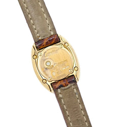 Montre CARTIER "Baignoire" en or jaune et cuir - Castafiore