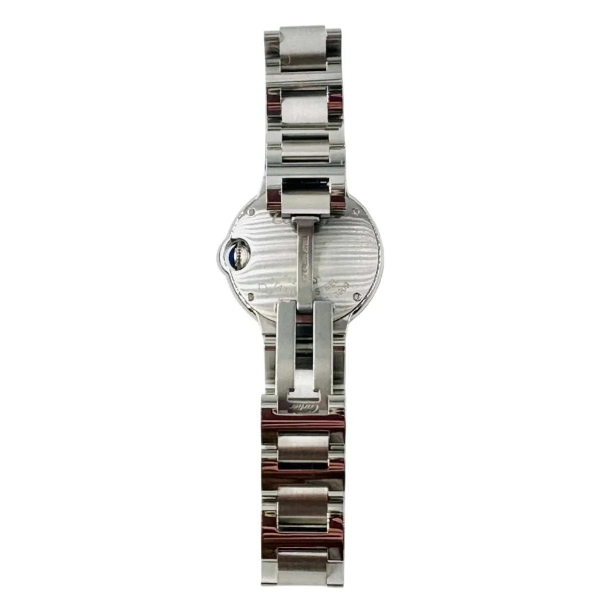 Montre CARTIER "Ballon Bleu de Cartier" en acier et diamants - Castafiore