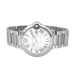 Montre CARTIER "Ballon" en acier et argent - Castafiore