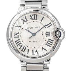 Montre CARTIER "Ballon" en acier et argent - Castafiore