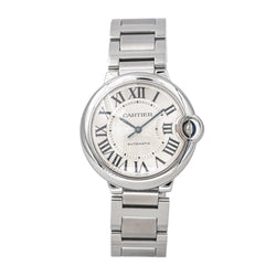 Montre CARTIER "Ballon" en acier et argent - Castafiore
