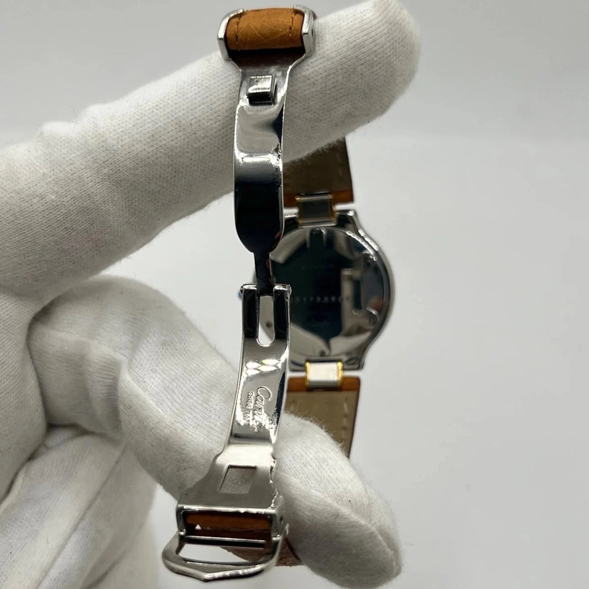 Montre CARTIER "Must 21" en acier inoxydable et cuir - Castafiore