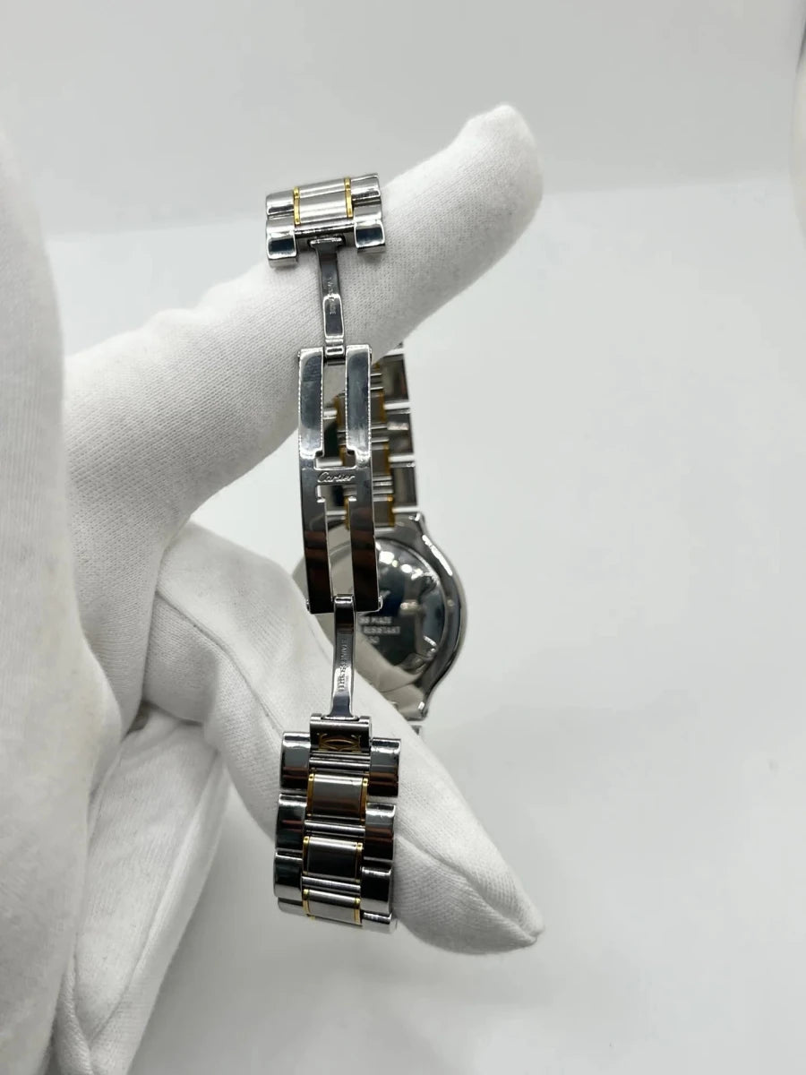 Montre CARTIER "Must 21" plaqué or et acier inoxydable - Castafiore