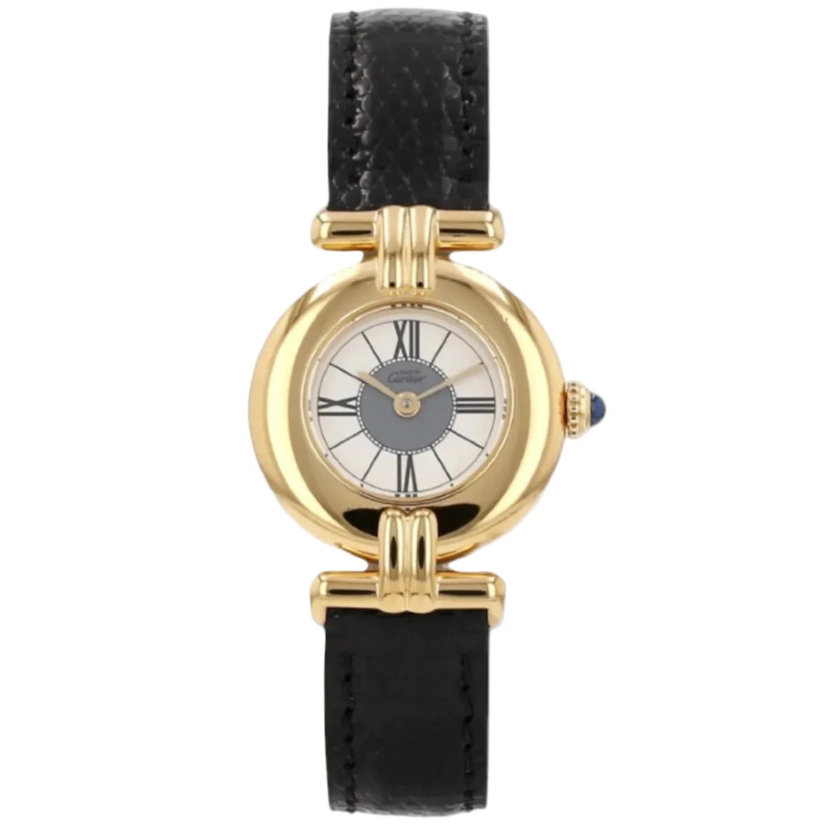 Montre CARTIER "Must Colisée" en vermeil et cuir - Castafiore