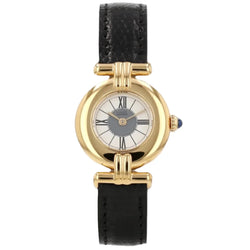 Montre CARTIER "Must Colisée" en vermeil et cuir - Castafiore