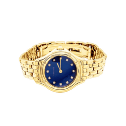 Montre CARTIER "Panthère Cougar" en or jaune, émail et diamants - Castafiore