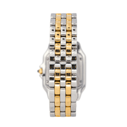 Montre CARTIER "Panthère" en or jaune, acier et quartz - Castafiore