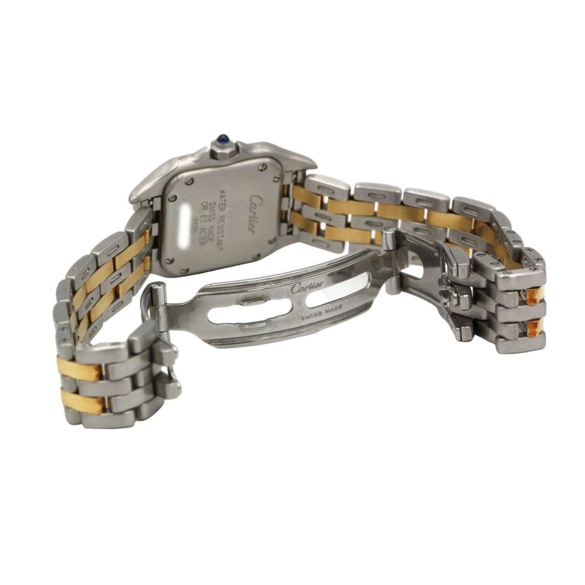 Montre CARTIER Panthère en or jaune, acier et quartz