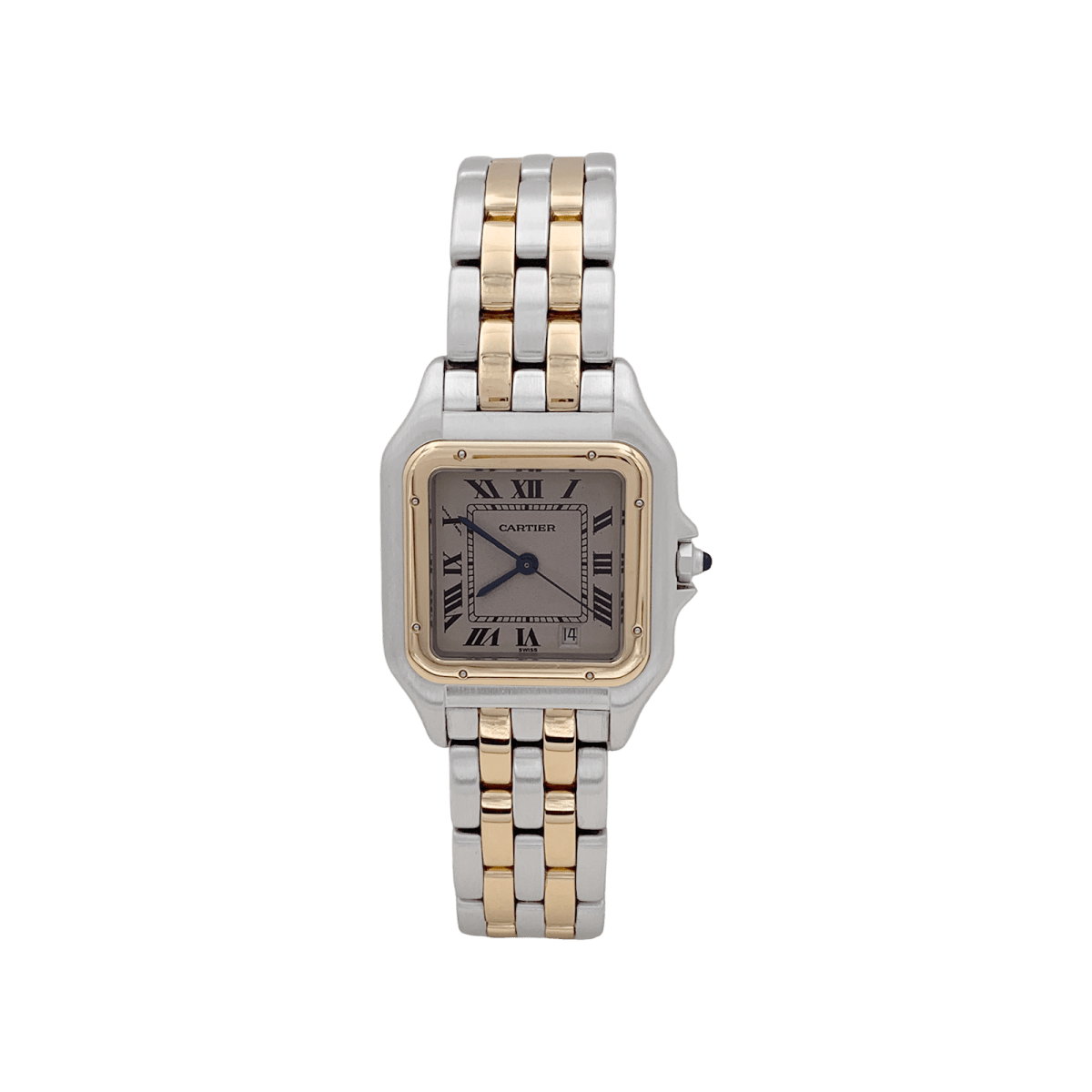 Montre CARTIER "Panthère" en or jaune et acier - Castafiore