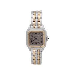 Montre CARTIER "Panthère" en or jaune et acier - Castafiore