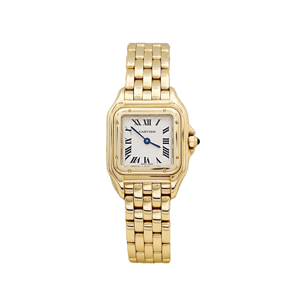Montre CARTIER "Panthère" en or jaune et acier - Castafiore