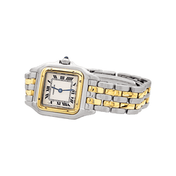 Montre CARTIER "Panthère" en or jaune et acier - Castafiore