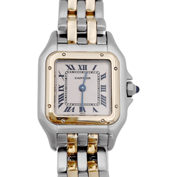 Montre CARTIER "Panthère" en or jaune et acier - Castafiore